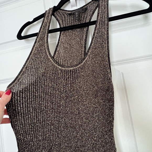 BCBGMaxAzria Metallic Black Maxi Dress - Picture 4 of 5